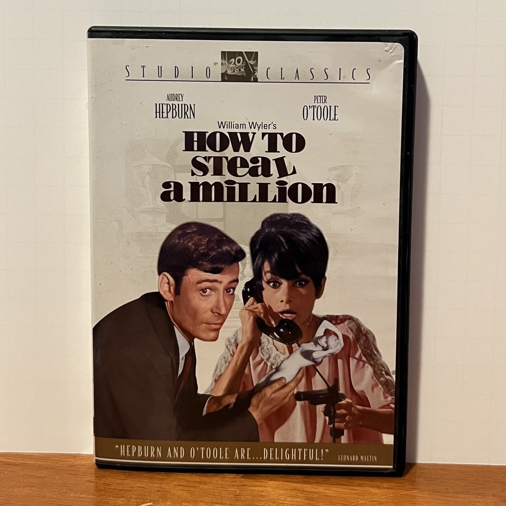 HOW TO STEAL A MILLION 1966 Studio Classics DVD Audrey Hepburn Peter O'Toole
